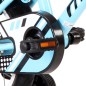 vidaXL Kinderfahrrad 14 Zoll Schwarz und Blau vidaXL Kinderfahrrad 14 Zoll Schwarz und Blau