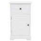 Nachttisch MDF und Kiefernholz 35 x 32 x 59 cm Nachttisch MDF und Kiefernholz 35 x 32 x 59 cm