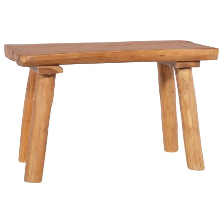 vidaXL Gartenbank 80 cm Massivholz Teak