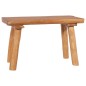 vidaXL Gartenbank 80 cm Massivholz Teak vidaXL Gartenbank 80 cm Massivholz Teak