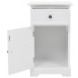 Nachttisch MDF und Kiefernholz 35 x 32 x 59 cm Nachttisch MDF und Kiefernholz 35 x 32 x 59 cm