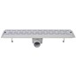 vidaXL Lineare Duschrinnen 2 Stk. Linien 530 x 140 mm Edelstahl vidaXL Lineare Duschrinnen 2 Stk. Linien 530 x 140 mm Edelstahl
