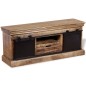 vidaXL TV-Schrank mit 2 Schiebetüren Mangoholz Massiv 110x30x45 cm vidaXL TV-Schrank mit 2 Schiebetüren Mangoholz Massiv 110x30x45 cm