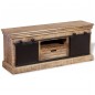 vidaXL TV-Schrank mit 2 Schiebetüren Mangoholz Massiv 110x30x45 cm vidaXL TV-Schrank mit 2 Schiebetüren Mangoholz Massiv 110x30x45 cm