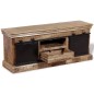 vidaXL TV-Schrank mit 2 Schiebetüren Mangoholz Massiv 110x30x45 cm vidaXL TV-Schrank mit 2 Schiebetüren Mangoholz Massiv 110x30x45 cm