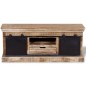 vidaXL TV-Schrank mit 2 Schiebetüren Mangoholz Massiv 110x30x45 cm vidaXL TV-Schrank mit 2 Schiebetüren Mangoholz Massiv 110x30x45 cm
