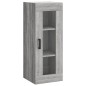 vidaXL Wandschrank Grau Sonoma 34,5x34x90 cm vidaXL Wandschrank Grau Sonoma 34,5x34x90 cm