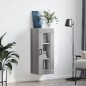 vidaXL Wandschrank Grau Sonoma 34,5x34x90 cm vidaXL Wandschrank Grau Sonoma 34,5x34x90 cm
