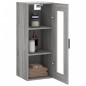 vidaXL Wandschrank Grau Sonoma 34,5x34x90 cm vidaXL Wandschrank Grau Sonoma 34,5x34x90 cm