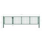 vidaXL Gartentor Stahl 350 x 75 cm Grün vidaXL Gartentor Stahl 350 x 75 cm Grün