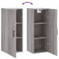 vidaXL Wandschrank Grau Sonoma 34,5x34x90 cm vidaXL Wandschrank Grau Sonoma 34,5x34x90 cm