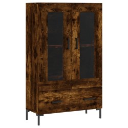 vidaXL Highboard Räuchereiche 69,5x31x115 cm Holzwerkstoff