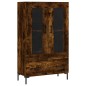 vidaXL Highboard Räuchereiche 69,5x31x115 cm Holzwerkstoff vidaXL Highboard Räuchereiche 69,5x31x115 cm Holzwerkstoff