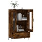 vidaXL Highboard Räuchereiche 69,5x31x115 cm Holzwerkstoff vidaXL Highboard Räuchereiche 69,5x31x115 cm Holzwerkstoff