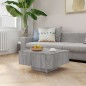 vidaXL Couchtisch Grau Sonoma 60x60x31,5 cm Holzwerkstoff vidaXL Couchtisch Grau Sonoma 60x60x31,5 cm Holzwerkstoff