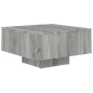 vidaXL Couchtisch Grau Sonoma 60x60x31,5 cm Holzwerkstoff vidaXL Couchtisch Grau Sonoma 60x60x31,5 cm Holzwerkstoff