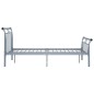 vidaXL Bettgestell Grau Metall 120x200 cm vidaXL Bettgestell Grau Metall 120x200 cm