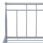 vidaXL Bettgestell Grau Metall 120x200 cm vidaXL Bettgestell Grau Metall 120x200 cm