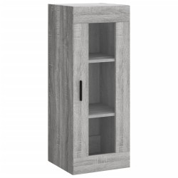 vidaXL Wandschrank Grau Sonoma 34,5x34x90 cm
