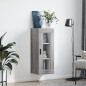 vidaXL Wandschrank Grau Sonoma 34,5x34x90 cm vidaXL Wandschrank Grau Sonoma 34,5x34x90 cm
