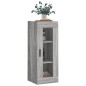 vidaXL Wandschrank Grau Sonoma 34,5x34x90 cm vidaXL Wandschrank Grau Sonoma 34,5x34x90 cm