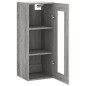 vidaXL Wandschrank Grau Sonoma 34,5x34x90 cm vidaXL Wandschrank Grau Sonoma 34,5x34x90 cm