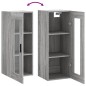 vidaXL Wandschrank Grau Sonoma 34,5x34x90 cm vidaXL Wandschrank Grau Sonoma 34,5x34x90 cm