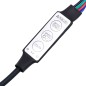vidaXL Massivholzbett mit LEDs 135x190 cm vidaXL Massivholzbett mit LEDs 135x190 cm