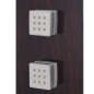 vidaXL Duschpaneel-System Glas Braun vidaXL Duschpaneel-System Glas Braun