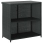 3-tlg. Bar Set Poly Rattan Schwarz 3-tlg. Bar Set Poly Rattan Schwarz