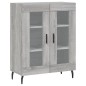 vidaXL Sideboard Grau Sonoma 69,5x34x90 cm Holzwerkstoff vidaXL Sideboard Grau Sonoma 69,5x34x90 cm Holzwerkstoff