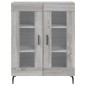 vidaXL Sideboard Grau Sonoma 69,5x34x90 cm Holzwerkstoff vidaXL Sideboard Grau Sonoma 69,5x34x90 cm Holzwerkstoff