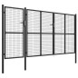 vidaXL Gartentor Stahl 400 x 150 cm Anthrazit vidaXL Gartentor Stahl 400 x 150 cm Anthrazit