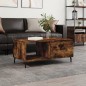 vidaXL Couchtisch Räuchereiche 90x50x40 cm Holzwerkstoff vidaXL Couchtisch Räuchereiche 90x50x40 cm Holzwerkstoff