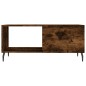 vidaXL Couchtisch Räuchereiche 90x50x40 cm Holzwerkstoff vidaXL Couchtisch Räuchereiche 90x50x40 cm Holzwerkstoff