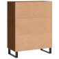 vidaXL Sideboard Braun Eichen-Optik 69,5x34x90 cm Holzwerkstoff vidaXL Sideboard Braun Eichen-Optik 69,5x34x90 cm Holzwerkstoff