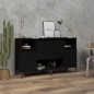 vidaXL Sideboards 2 Stk. Schwarz 60x35x70 cm Holzwerkstoff vidaXL Sideboards 2 Stk. Schwarz 60x35x70 cm Holzwerkstoff