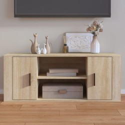 vidaXL TV-Schrank Sonoma-Eiche 100x35x40 cm Holzwerkstoff