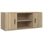 vidaXL TV-Schrank Sonoma-Eiche 100x35x40 cm Holzwerkstoff vidaXL TV-Schrank Sonoma-Eiche 100x35x40 cm Holzwerkstoff