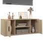 vidaXL TV-Schrank Sonoma-Eiche 100x35x40 cm Holzwerkstoff vidaXL TV-Schrank Sonoma-Eiche 100x35x40 cm Holzwerkstoff