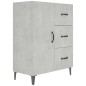 vidaXL Sideboard Betongrau 69,5x34x90 cm Holzwerkstoff vidaXL Sideboard Betongrau 69,5x34x90 cm Holzwerkstoff