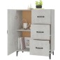 vidaXL Sideboard Betongrau 69,5x34x90 cm Holzwerkstoff vidaXL Sideboard Betongrau 69,5x34x90 cm Holzwerkstoff