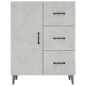 vidaXL Sideboard Betongrau 69,5x34x90 cm Holzwerkstoff vidaXL Sideboard Betongrau 69,5x34x90 cm Holzwerkstoff