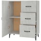 vidaXL Sideboard Betongrau 69,5x34x90 cm Holzwerkstoff vidaXL Sideboard Betongrau 69,5x34x90 cm Holzwerkstoff