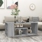 vidaXL Couchtisch Grau Sonoma 100x50x40 cm Holzwerkstoff vidaXL Couchtisch Grau Sonoma 100x50x40 cm Holzwerkstoff