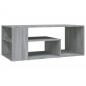 vidaXL Couchtisch Grau Sonoma 100x50x40 cm Holzwerkstoff vidaXL Couchtisch Grau Sonoma 100x50x40 cm Holzwerkstoff