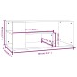vidaXL Couchtisch Grau Sonoma 100x50x40 cm Holzwerkstoff vidaXL Couchtisch Grau Sonoma 100x50x40 cm Holzwerkstoff