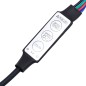 vidaXL Massivholzbett mit LEDs Weiß 135x190 cm vidaXL Massivholzbett mit LEDs Weiß 135x190 cm