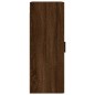 vidaXL Wandschrank Braun Eichen-Optik 34,5x34x90 cm vidaXL Wandschrank Braun Eichen-Optik 34,5x34x90 cm