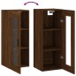 vidaXL Wandschrank Braun Eichen-Optik 34,5x34x90 cm vidaXL Wandschrank Braun Eichen-Optik 34,5x34x90 cm